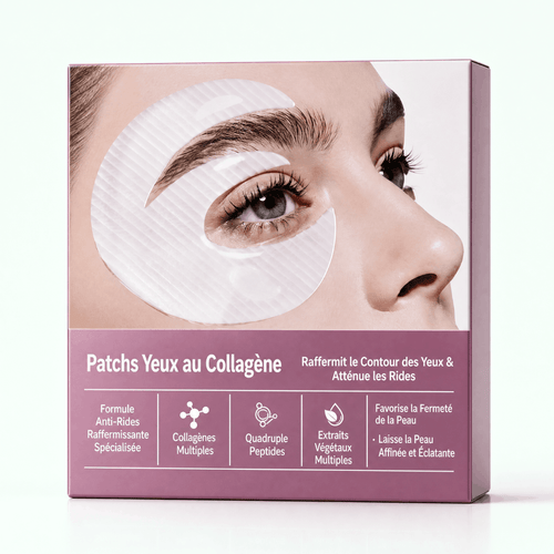 Patchs Yeux au Collagène (5 paires) - Anti-Rides & Fermeté